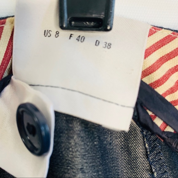 Akris blue pants size 8 - Picture 4 of 7